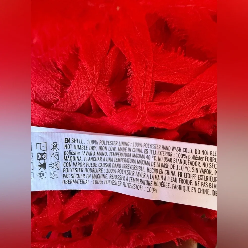 Endless Love Women’s Red Textured Maxi Dress Small NWT MSRP $185 Holiday Party - Picture 14 of 16